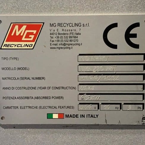 Granulateur Câbles Occasion MG220VZT  